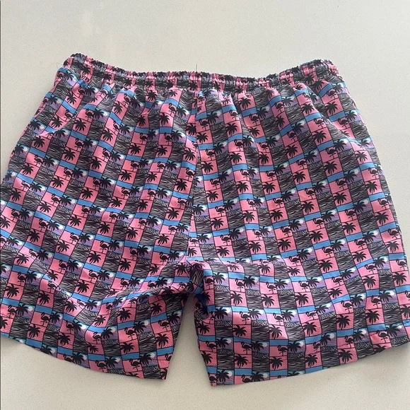 WeSC Zack Paradise Lost Scenery AOP 5" Swim Trunks. - Picture 6 of 10